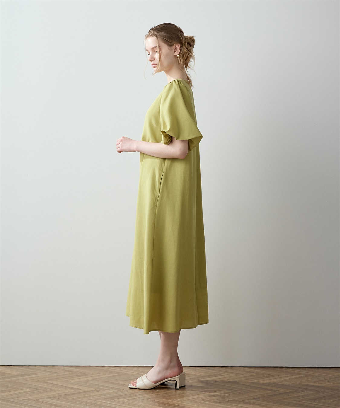 バルーンスリーブワンピース LE SOUK HOLIDAY｜クロスプラス公式通販サイト