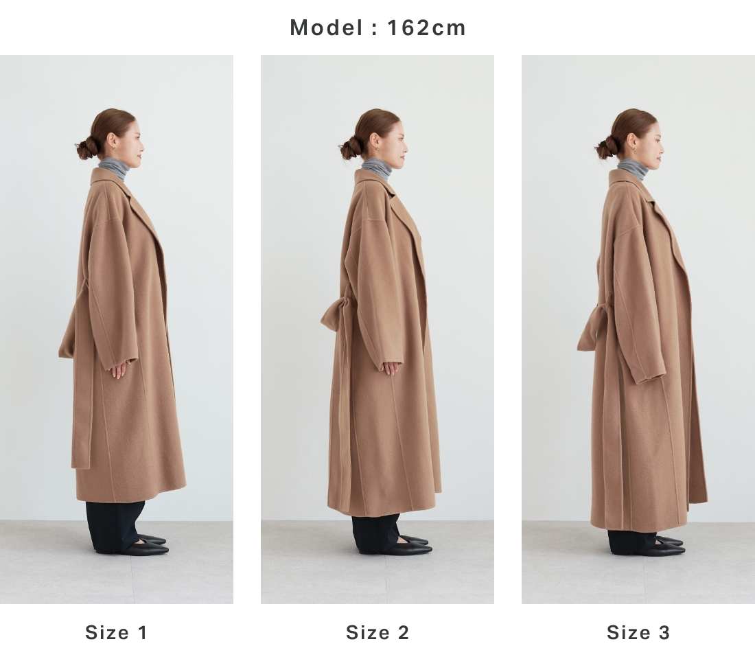 N.O.R.C FIT GUIDE 羽織るたび好きになる、ウールリバーコート