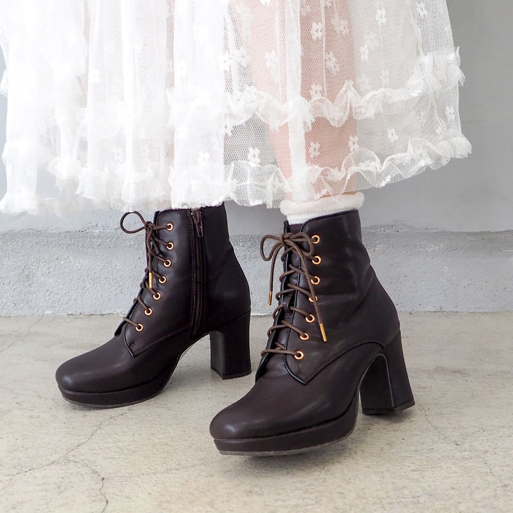 レースアップブーツ｜2025秋冬最新版 | あしながおじさん / cavacava
