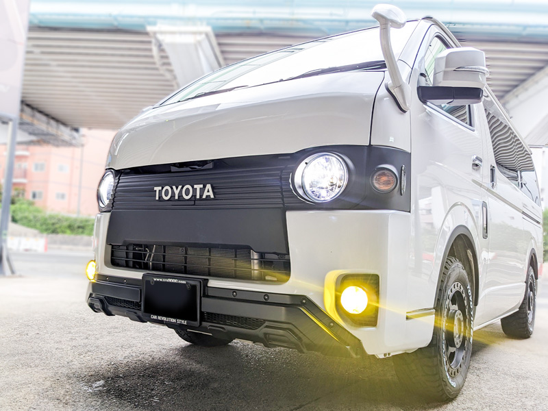 ES フラットボンネット ナロー用/FRP製 ハイエース標準ボディ | 200系