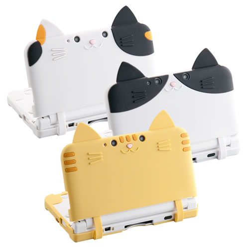 CYBER・シリコンカバー ねこにゃん DX（3DS LL用）｜サイバーガジェット
