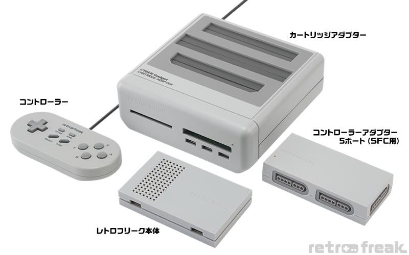 レトロフリーク（SFC用コントローラーアダプターセット）｜サイバー