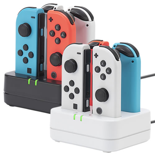 CYBER・コントローラー充電スタンド 4個タイプ（SWITCH Joy-Con用