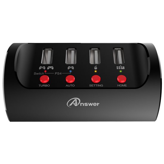 Switch/PS4用 マウス＆キーボードコンバーター「ツナガールDX