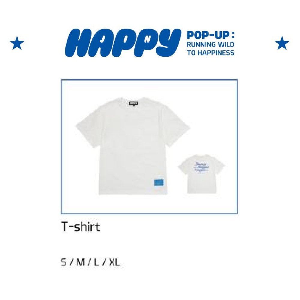 BTS Jin HAPPY POP-UP : RUNNING WILD TO HAPPINESS T-shirt [PRE