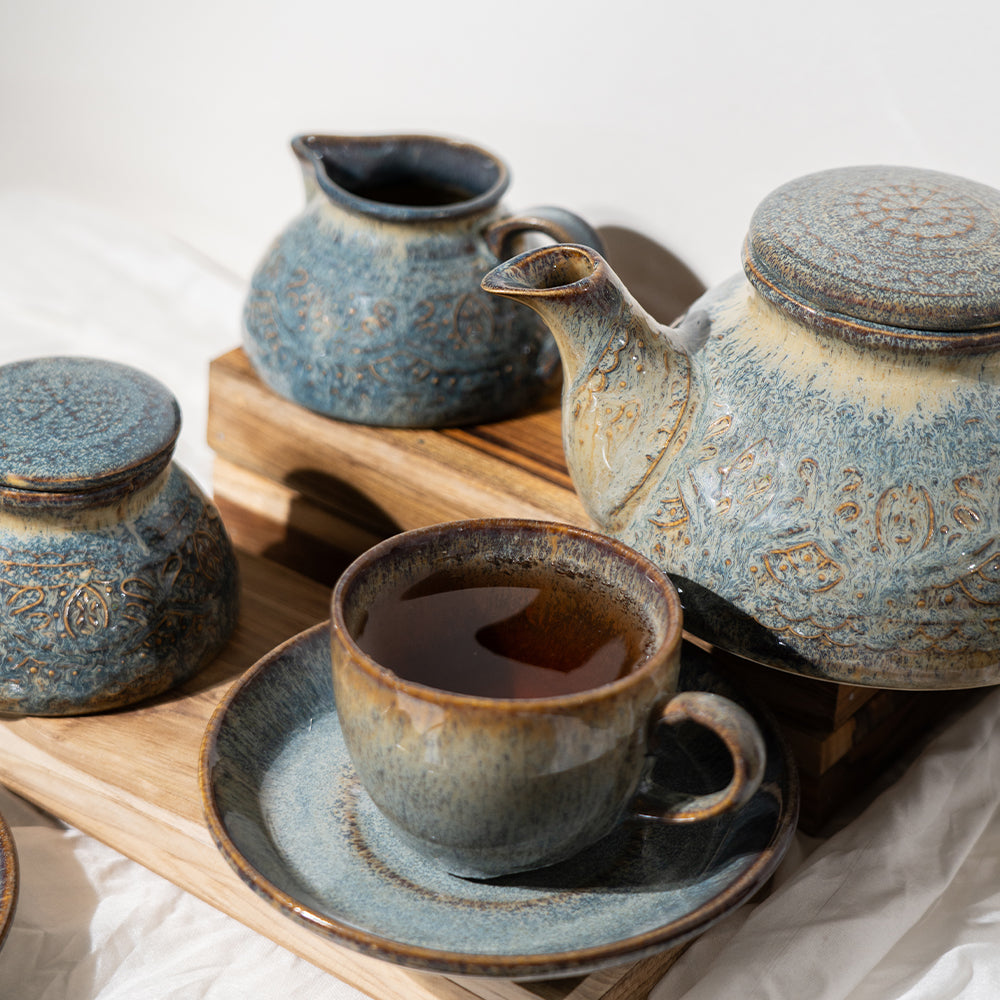Oshin Exclusive Ceramic Tea Set of 3 – Amalfiee Ceramics