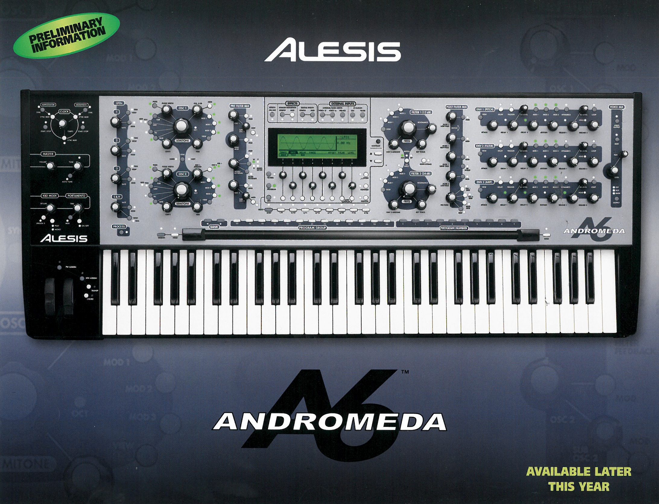 Vintage Analog: Alesis Andromeda A6 Synthesizer (2001) - AMAZONA.de