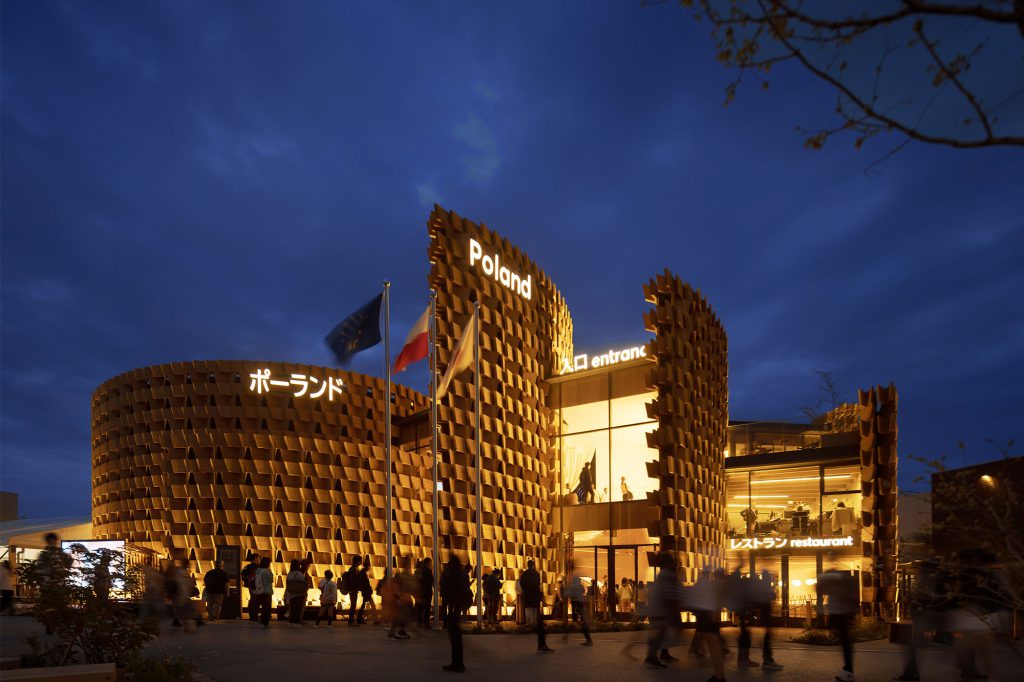 Poland Pavilion at Expo 2025 Osaka, Kansai, JAPAN - AMBER