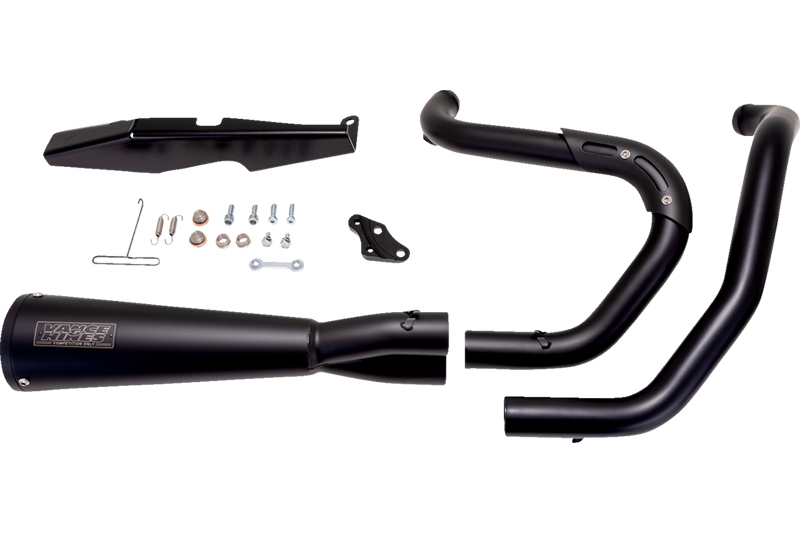 PCX搭載】VANCE＆HINES ステンレス UPSWEEP 2in1マフラー ブラック