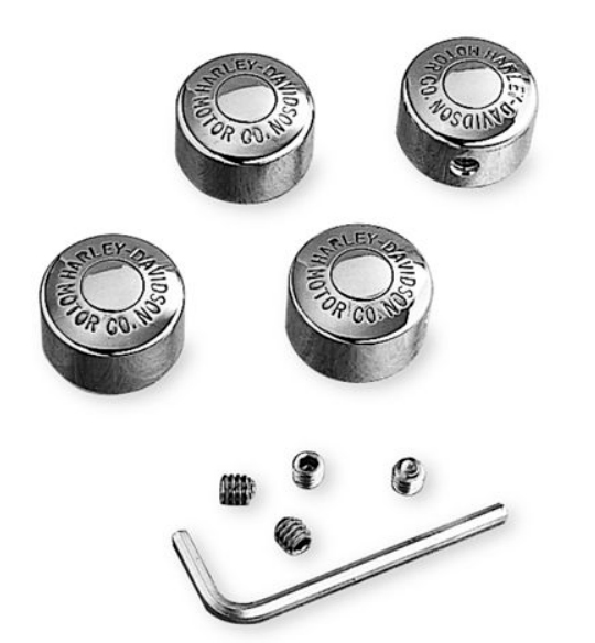 H-D MOTOR COロゴ・ヘッドボルトカバーキット - Harley Davidson