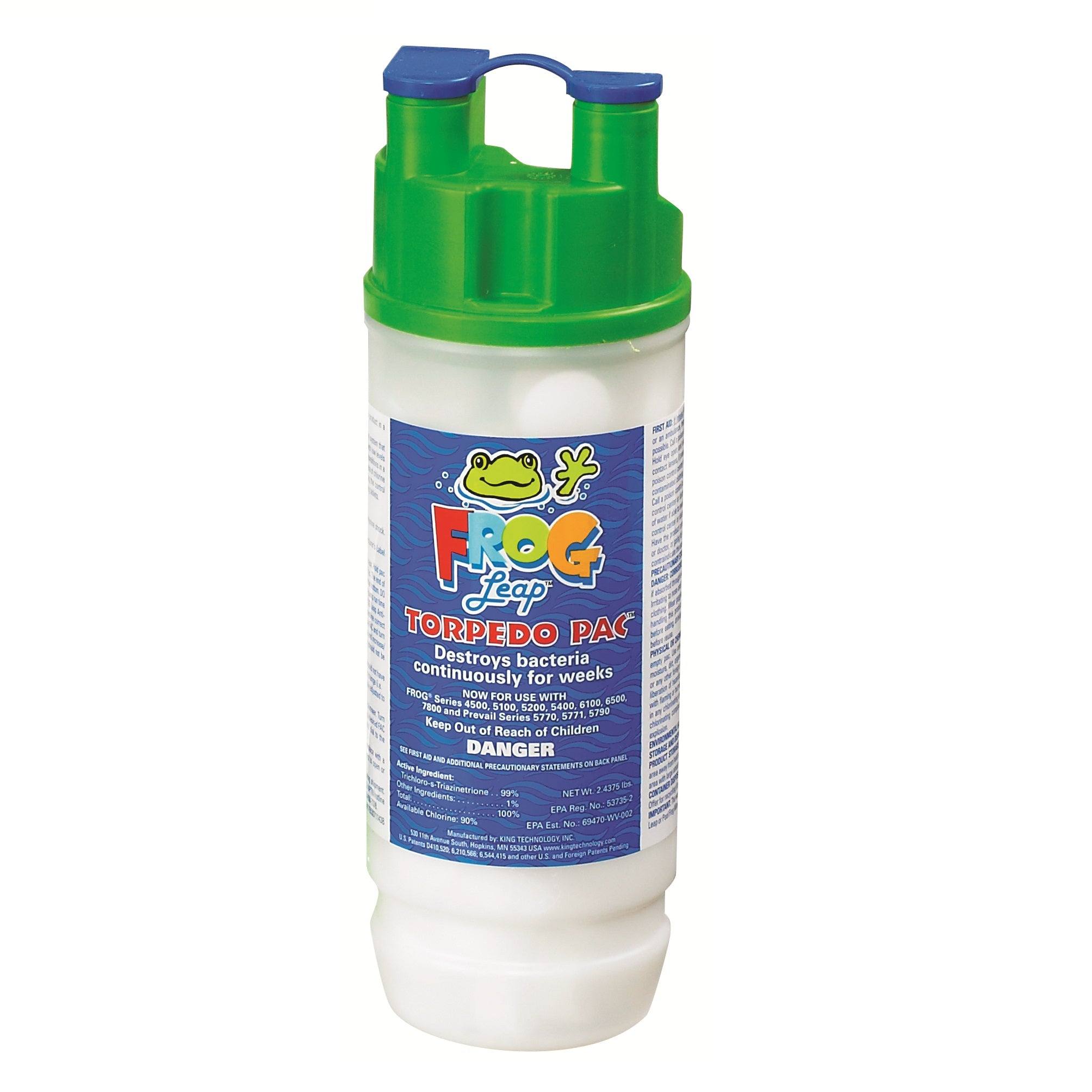 FROG Pool Chemicals | Leap Sanitizing System Chlorine Torpedo Pac