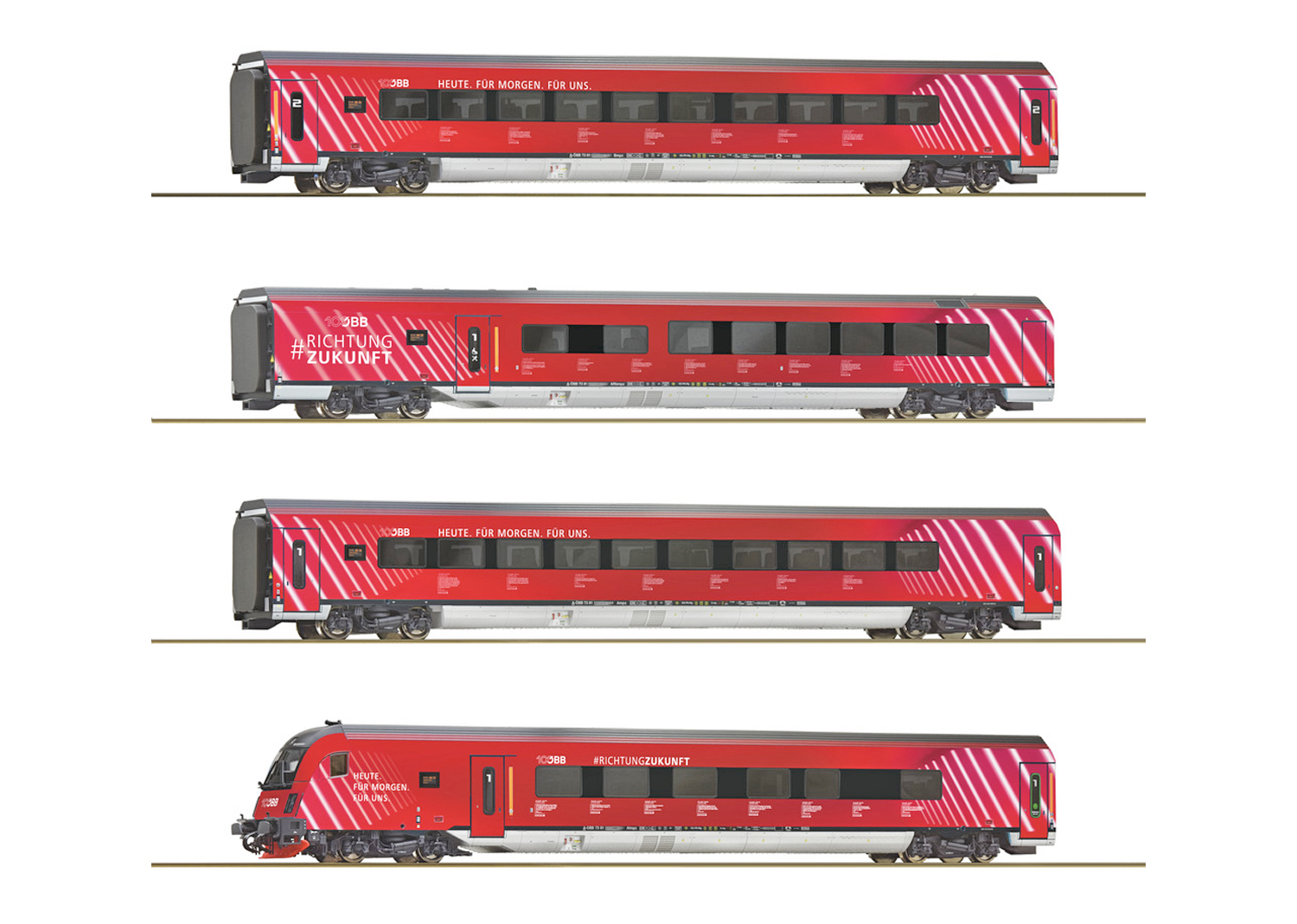 Roco Railjet 8両セット ÖBB DCC ロコ(Roco) レールジェット | 鉄道