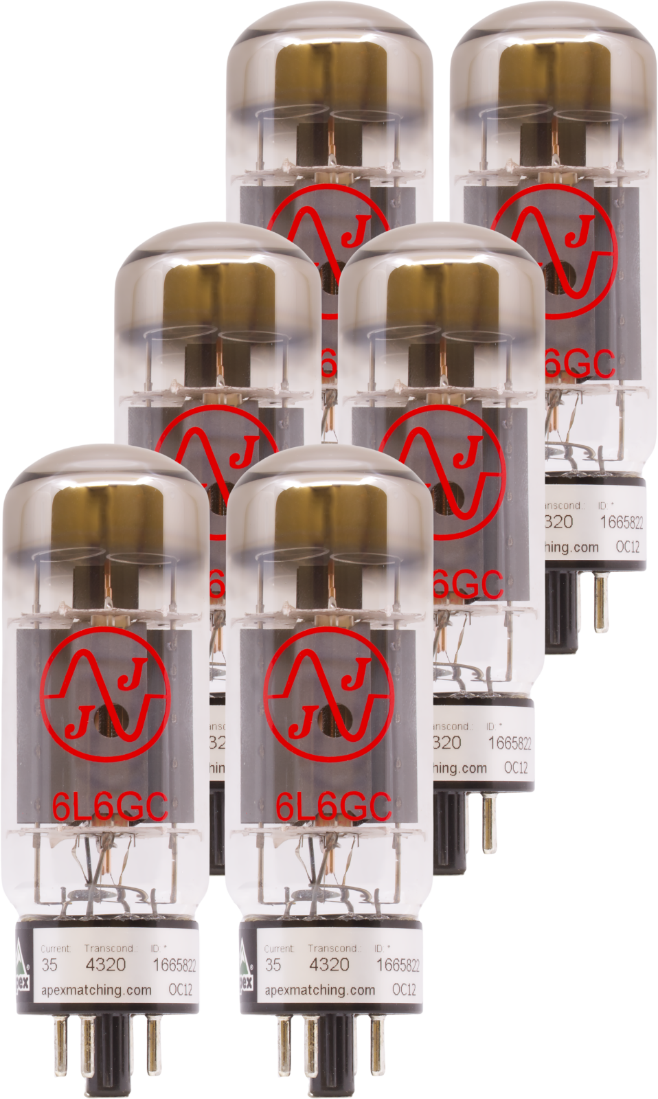 6L6GC, JJ Electronics, Matched Vacuum Tube | Amplified Parts