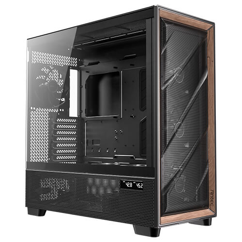 Antec FLUX Pro Flow Luxury Full-Tower E-ATX Case Black w/6 x PWM
