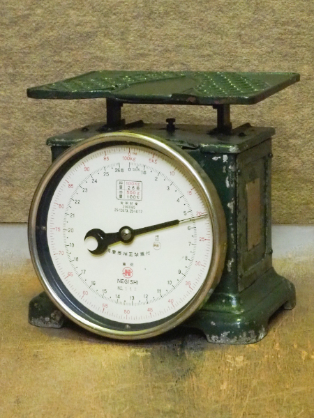 体重計　ガラス製　アンティーク アンティーク<br>体重計 | アンティーク山本商店