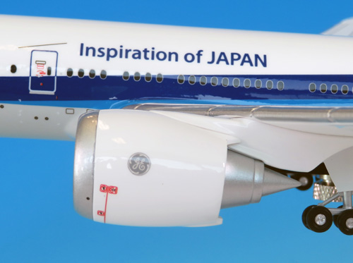 NH20099 1:200 BOEING 777-9 ANA 空中姿勢 完成品ソリッド(ギアつき