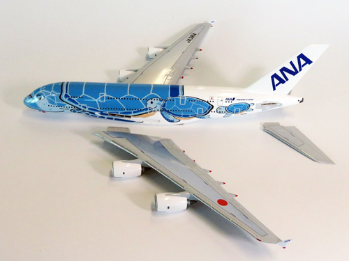 NH20143 1:200 A380 JA381A FLYING HONU ANAブルー スナップフィット