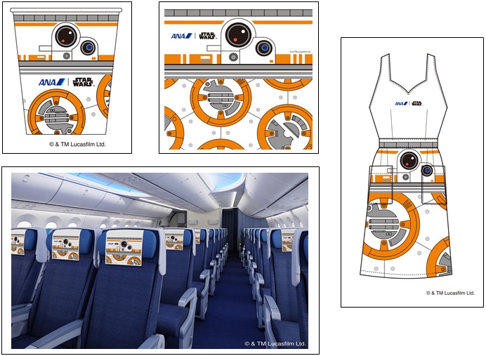 ANA『STAR WARS™プロジェクト』『BB-8™ ANA JET』（国際線仕様機）の