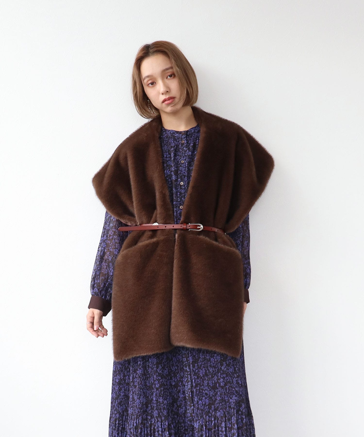 ミンクエコファーストール | AND ON JIONE STORE（アンドオン）ジオン