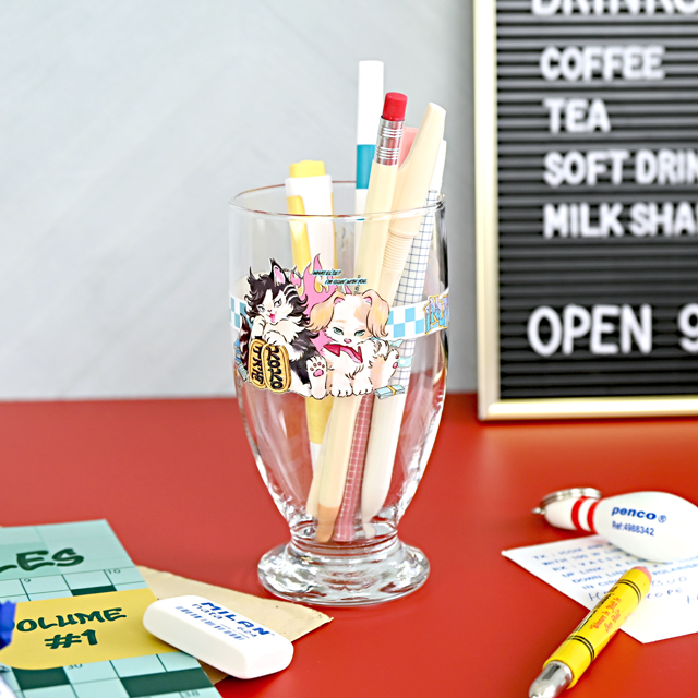 東京リベンジャーズ｜Ms LUTRAコラボ アデリアレトロ台付グラス（乾と