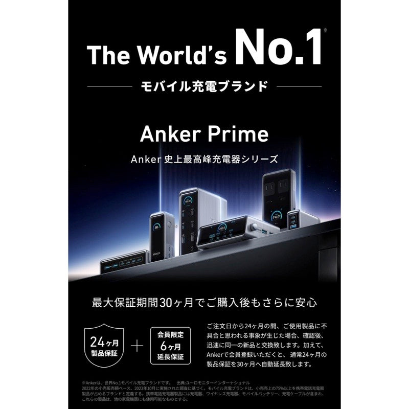 Anker Prime ドッキングステーション (14-in-1, Dual Display, 160W