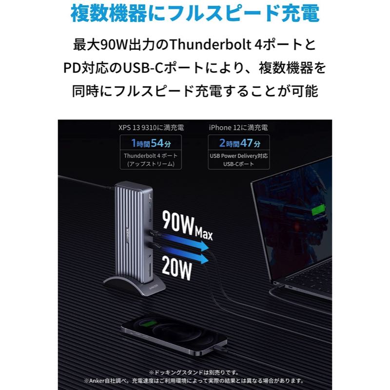 Anker PowerExpand Elite 12-in-1 Thunderbolt 4 Dock | ドッキング