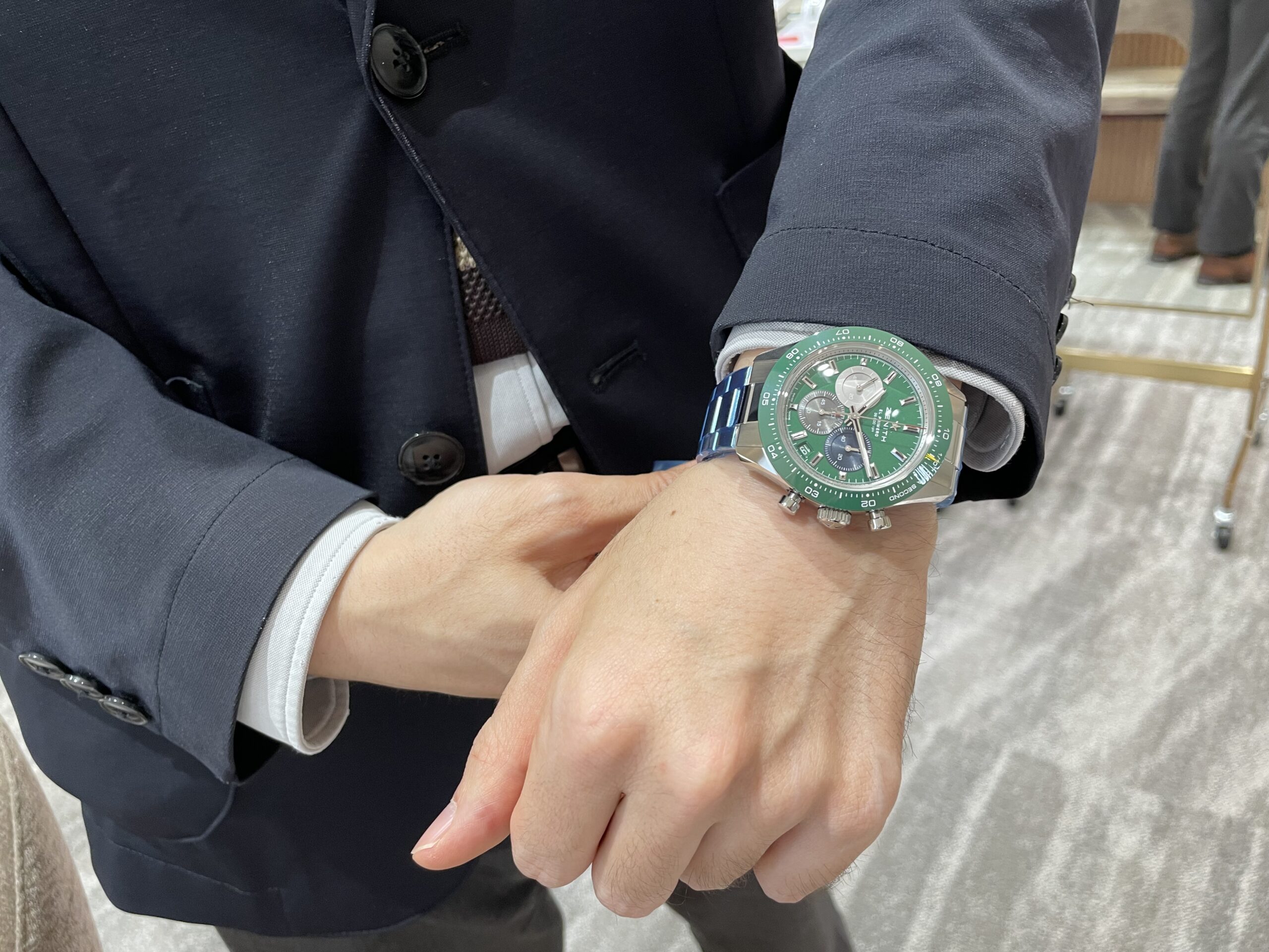 安心堂ウォッチブティック松坂屋静岡店公式ブログ 【ZENITH】緑クロノ