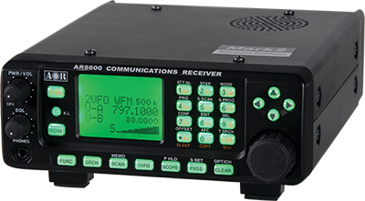 デスクトップレシーバー AR8600MARK2（2020年9月製造終了）｜受信機器