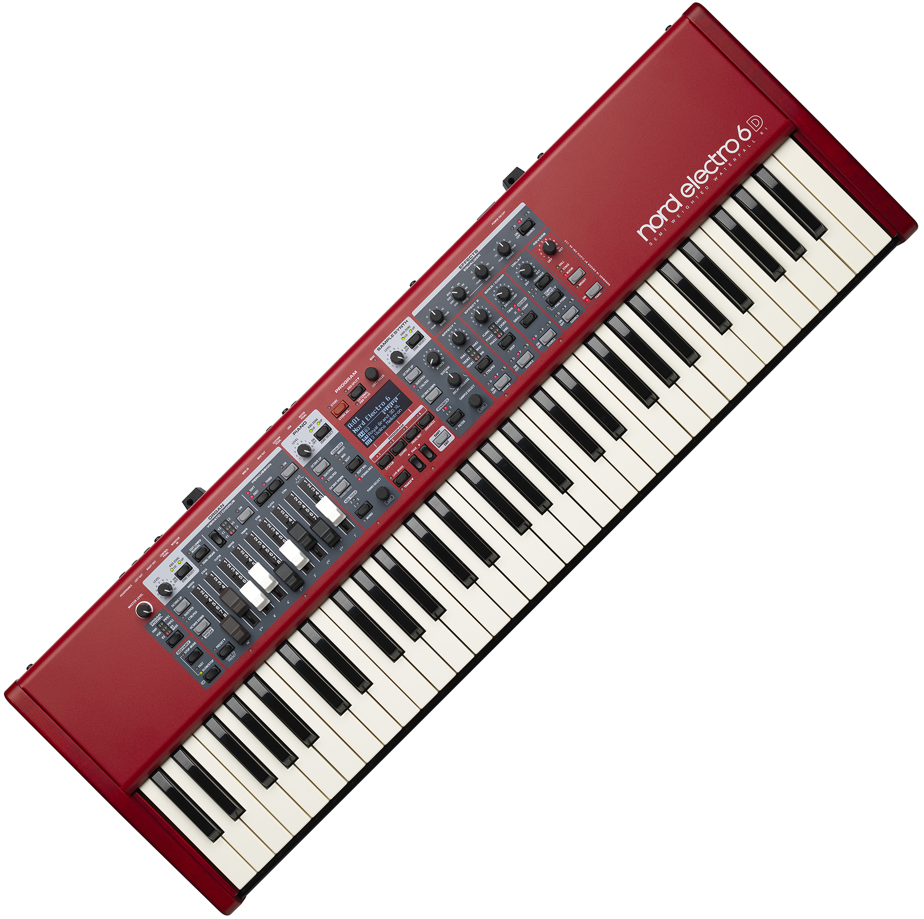 Nord by Clavia ELECTRO6D61 Semi-Weighted Waterfall Action 61 Key