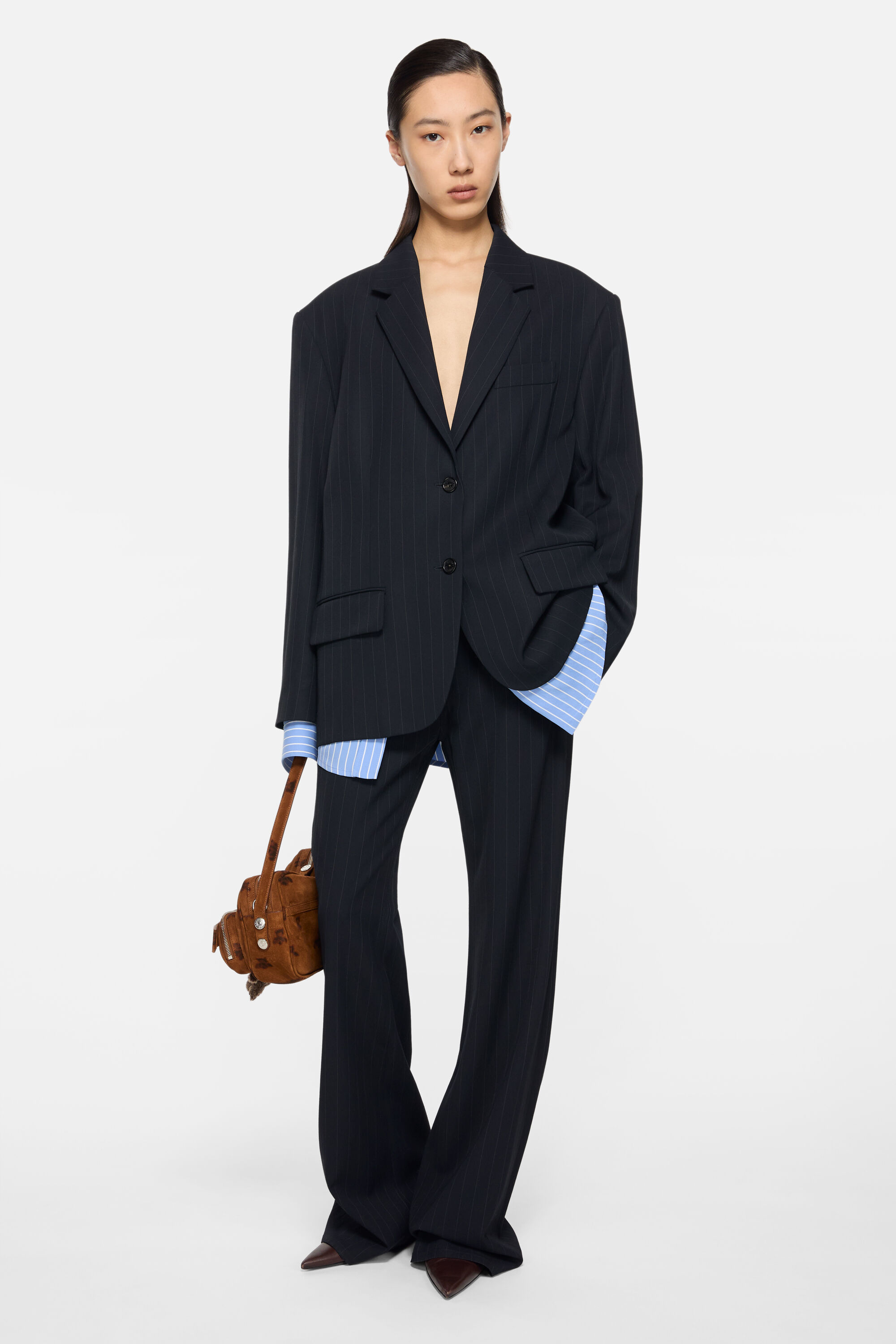 Acne Studios - Layered suit jacket - Navy