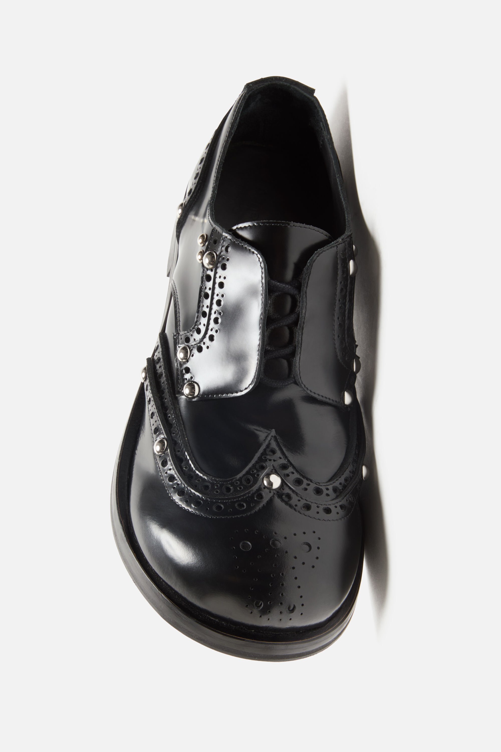 Acne Studios - レースアップレザーシューズ - ブラック