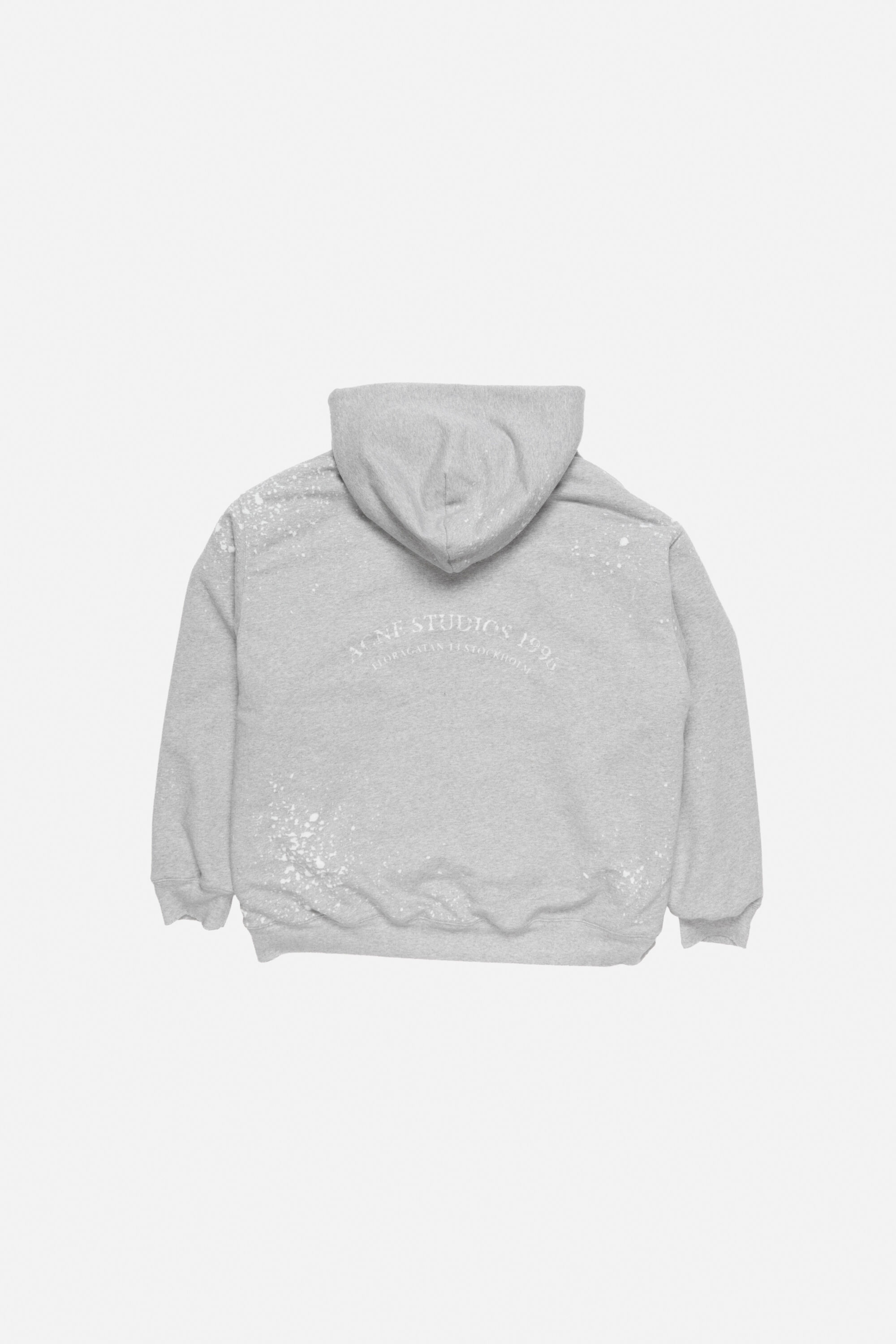 Acne Studios - フード付きジッパースウェット - グレーメランジ