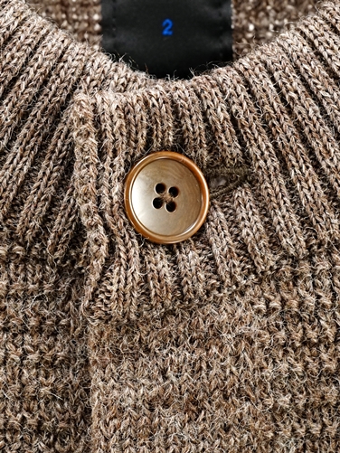 maillot（マイヨ） patch waffle cardigan MAK-18250 通販 - men