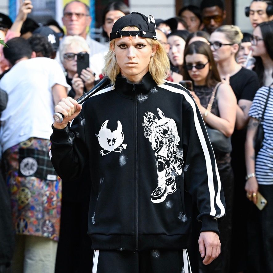 KIDILL - 【残り一点】Cyber Punk Track Top Stain Processed