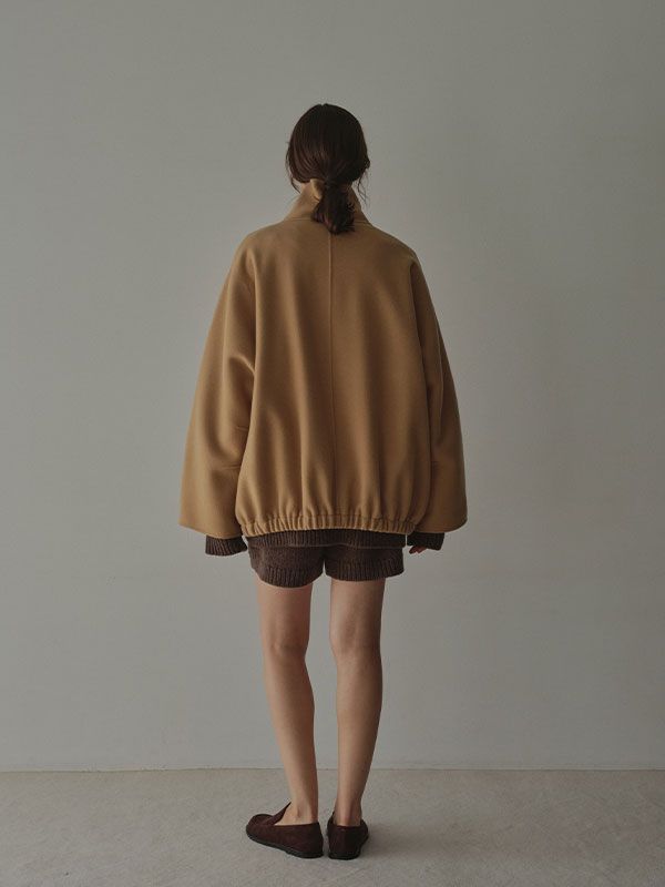 ETRE TOKYO - メルトンスタンドネックリバーブルゾン (CAMEL) | ADDICT