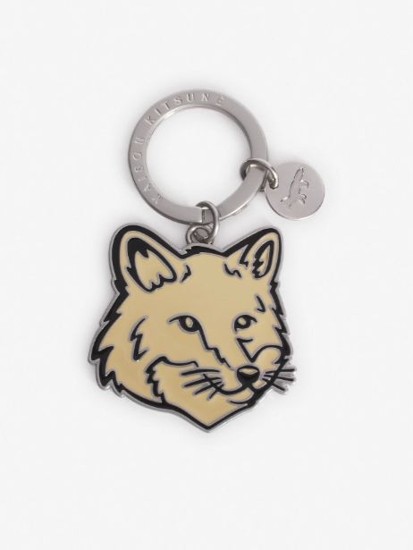 MAISON KITSUNÉ - BOLD FOX HEAD KEYRING - フォックスヘッドデザイン