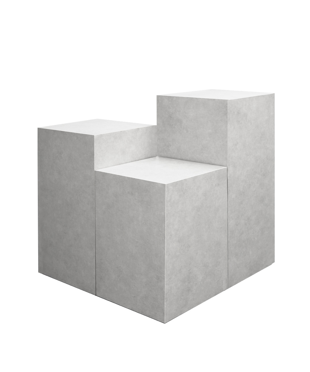 ストーン ポイント台（展示台 / 石目）｜テーブル・展示台 レンタル