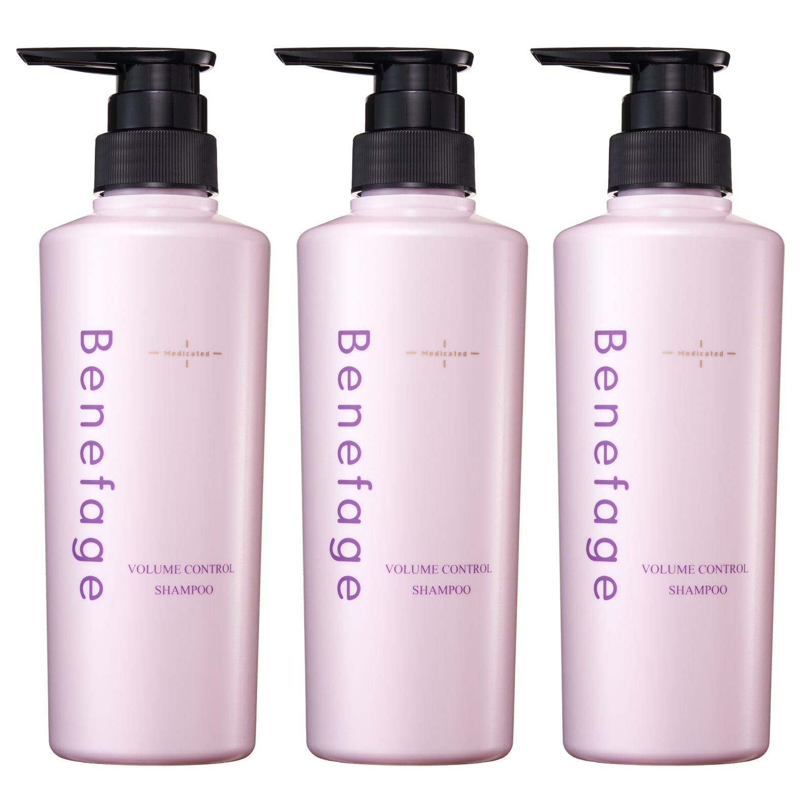 ベネファージュ 薬用ボリュームコントロールシャンプー 3本セット M