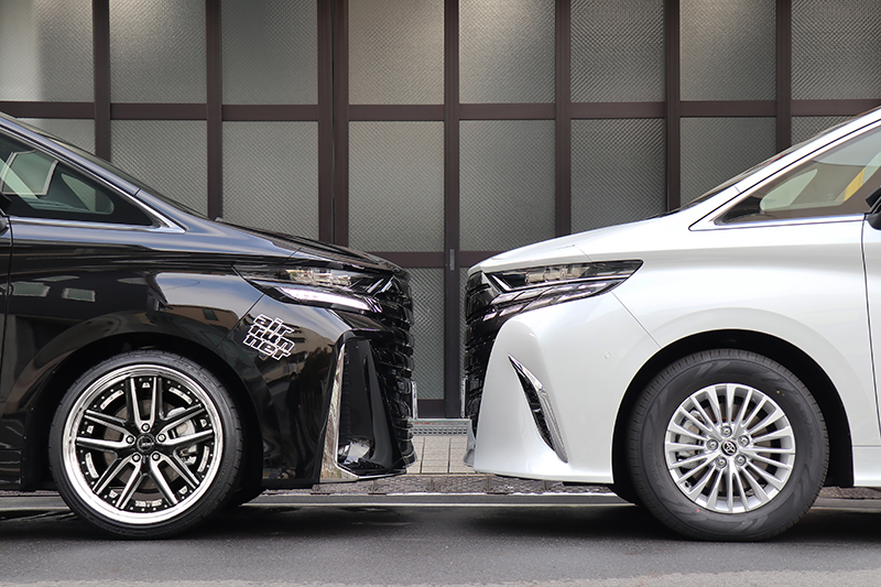 新型40系ヴェルファイア開発状況③｜エアサス装着 - アドミレイション