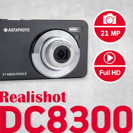 Agfa Photo Realishot DC8300 21MP Full HD Compact Digital Camera