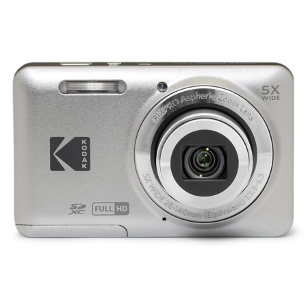 Kodak PIXPRO FZ55 Friendly Zoom Digital Camera, Silver FZ55-SL