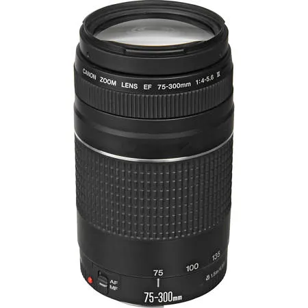 Canon EF 75-300mm f/4-5.6 III Lens 6473A003 - Adorama