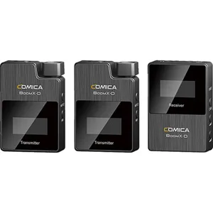 Comica Audio BoomX-D 2.4GHz Dual Wireless Mic System,2x Tx,1x Rx