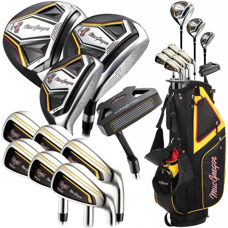 MacGregor V-Foil Speed 11-Piece Stand Bag Package Set - Steel