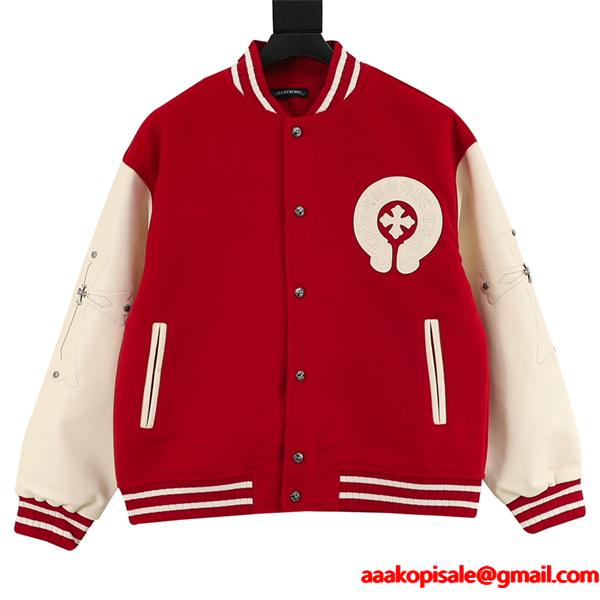 Chrome Hearts クロムハーツ 激安 スタジャン レザー切替 ワッペン刺繍