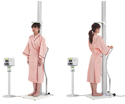 手すり付き全自動身長体重計 AD-6228A-R | 医療・健康 | 商品