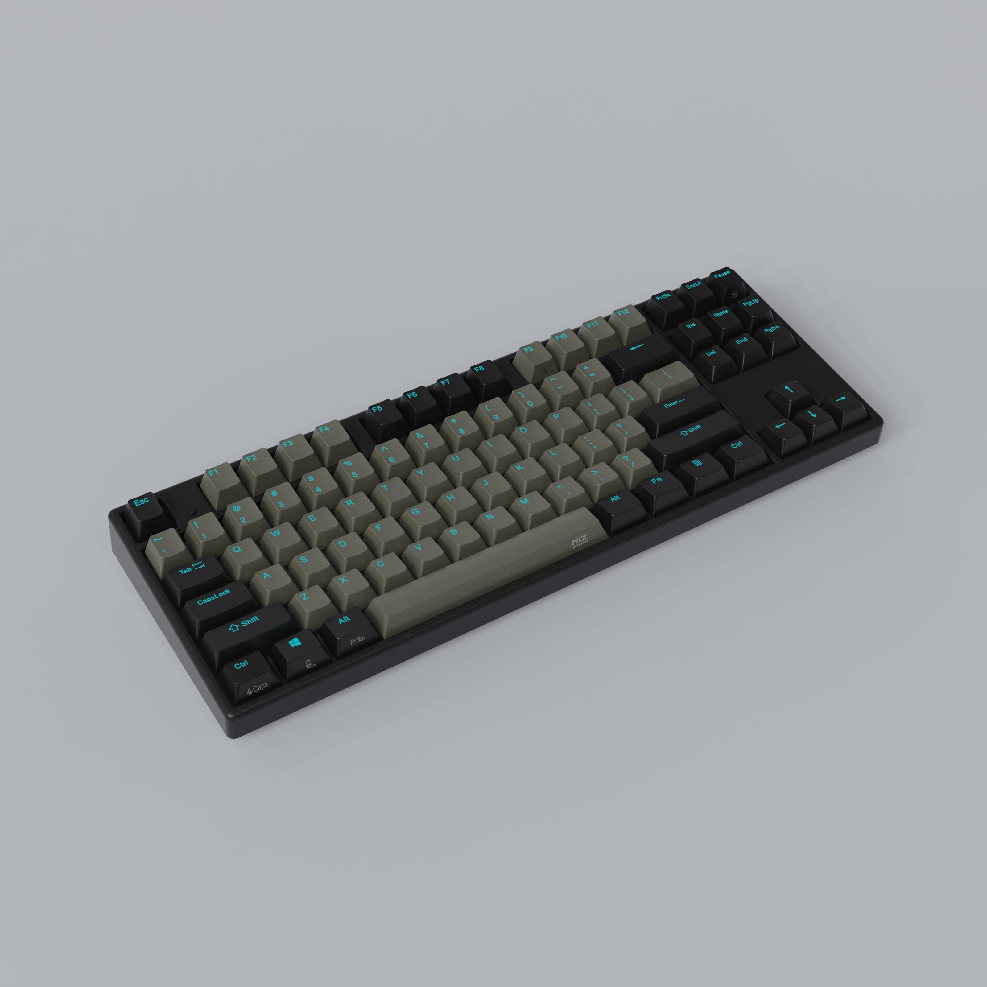 NiZ 静電容量無接点方式 黒系配色 ワイヤレスキーボード ゲーミング