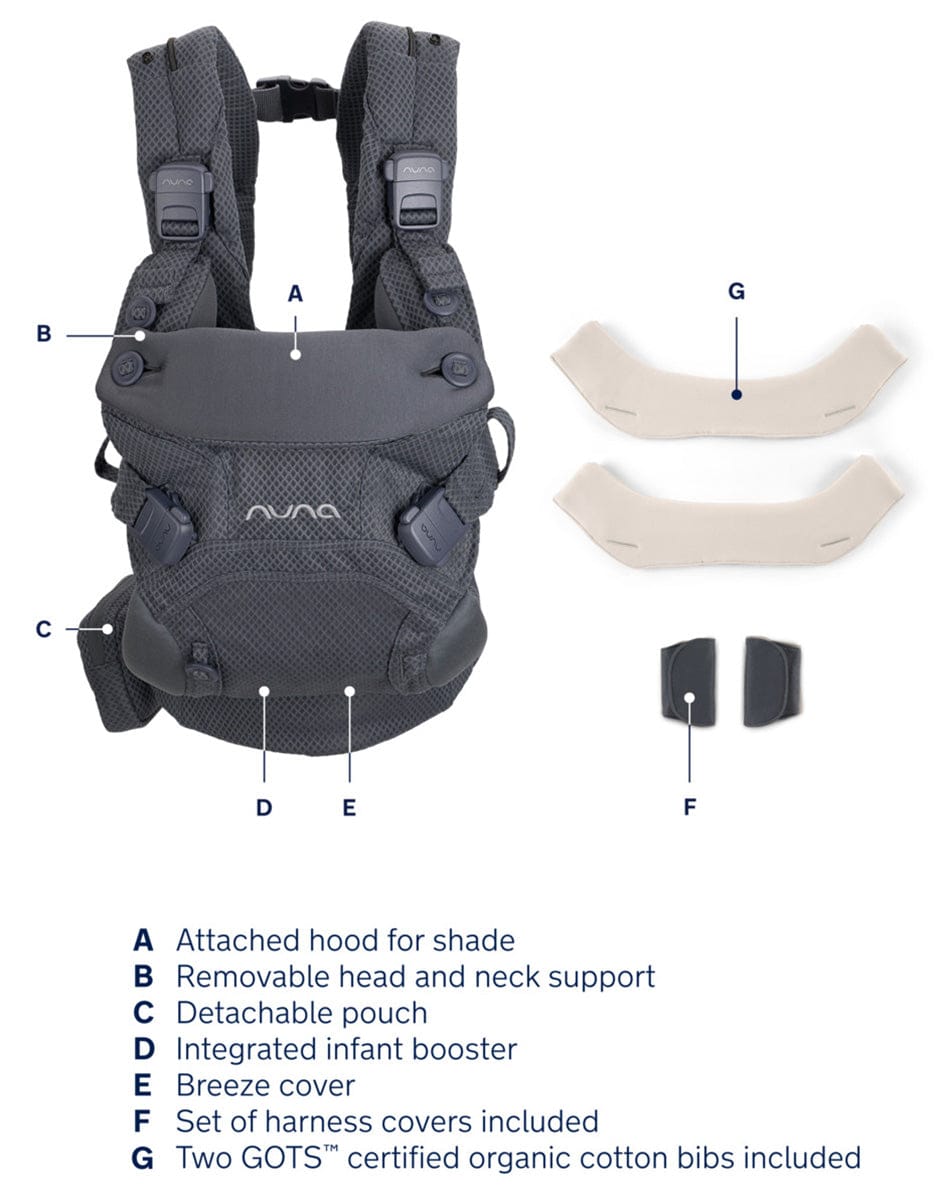 Nuna CUDL Clik 4 in 1 Baby Carrier - Denim – Albee Baby