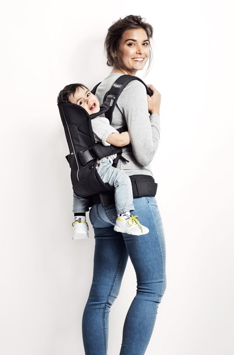 BabyBjörn Baby Carrier One Cotton Mix, Black – Albee Baby