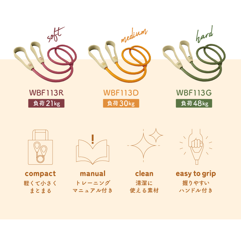 エクササイズチューブ WBF113 (新品)【クロネコゆうパケット対象】